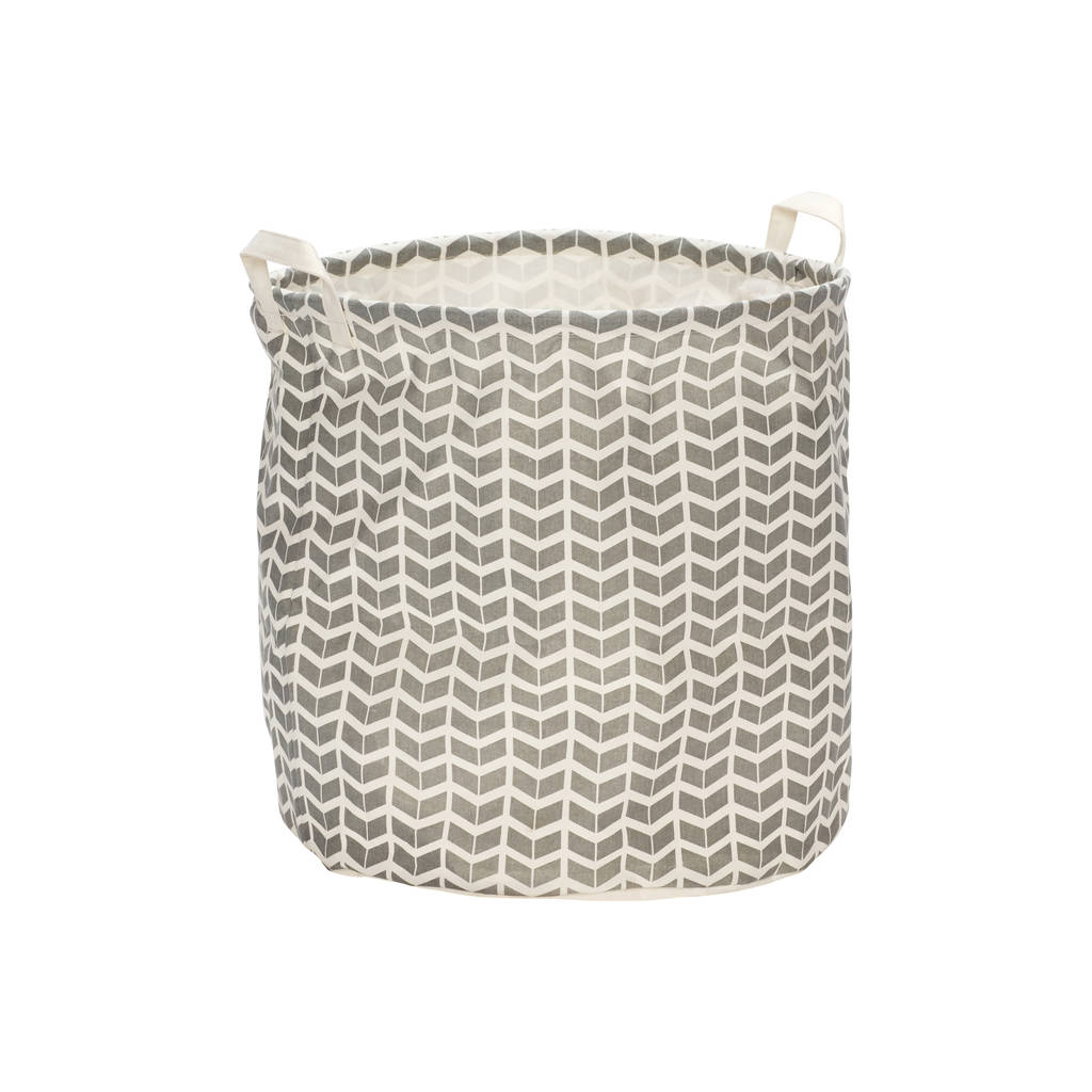cotton laundry basket by peastyle