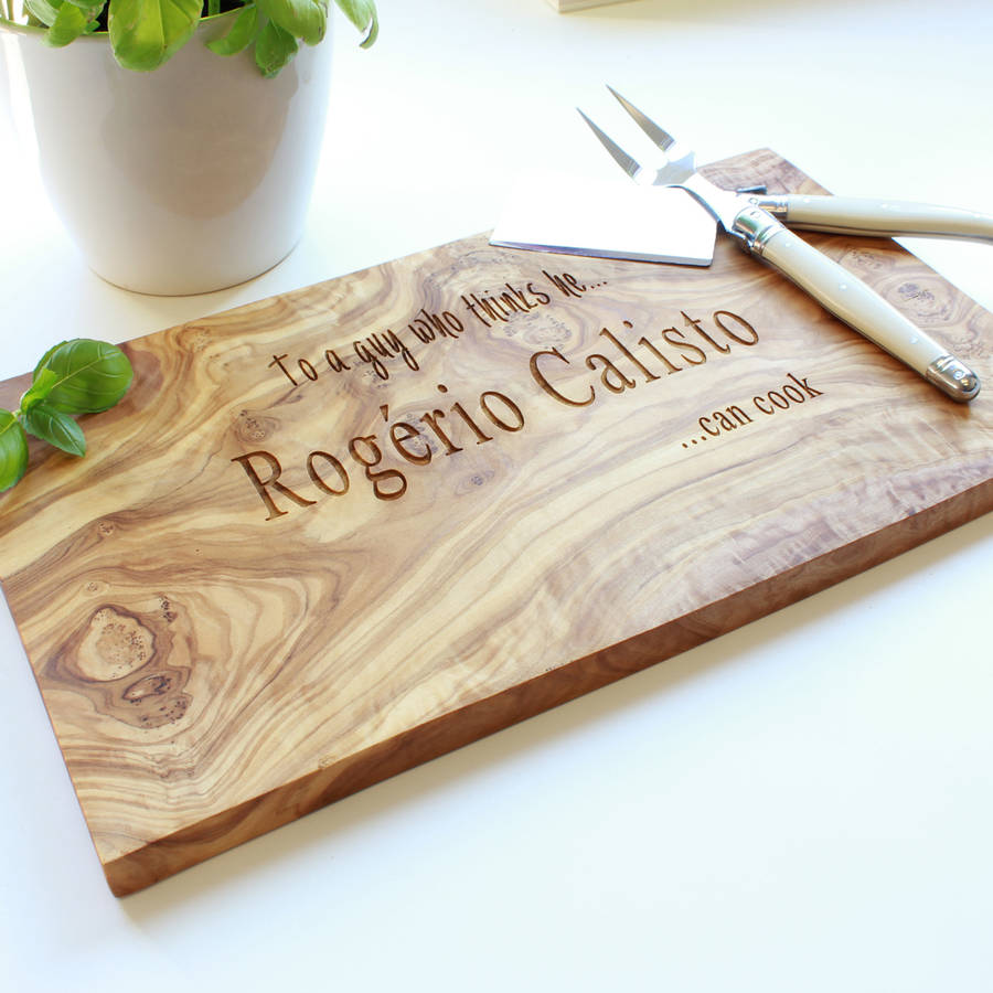 personalised engraved cheese board by the rustic dish