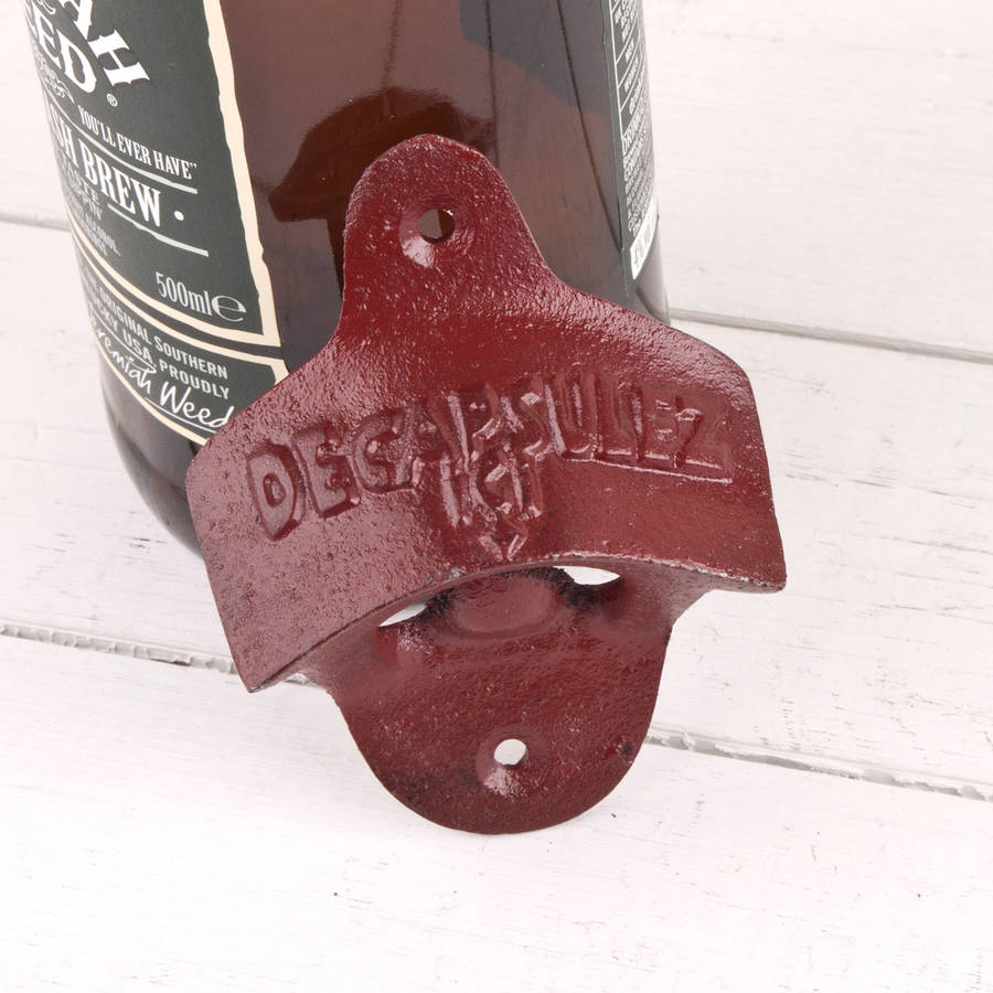 Cast Iron Wall Mounted Bottle Opener