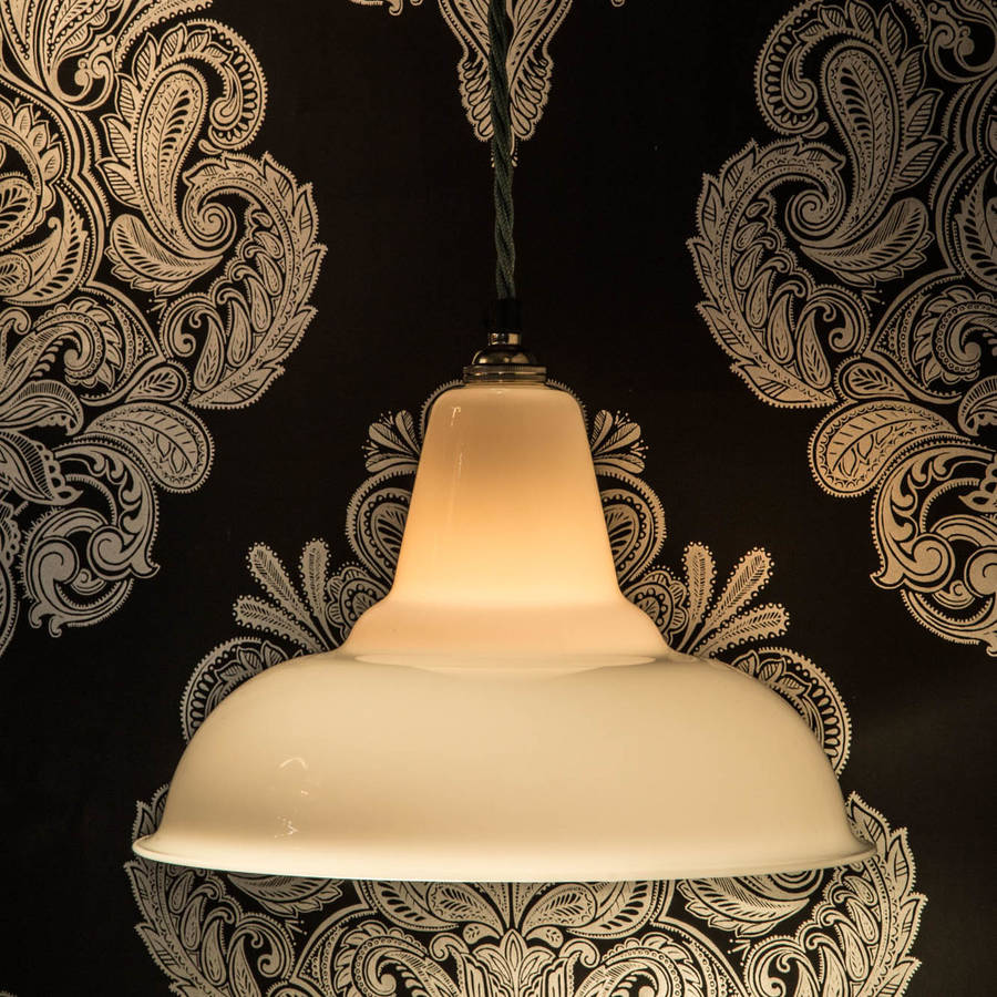 opal glass coolicon shade pendant by factorylux