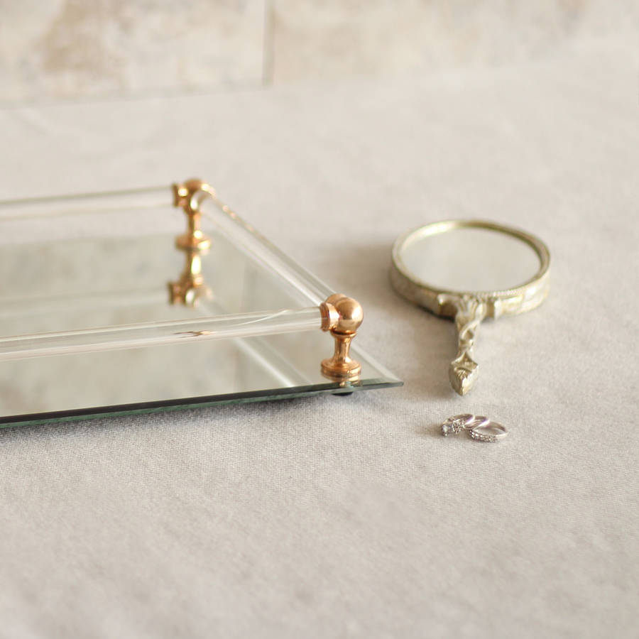 mirrored jewellery tray by dibor