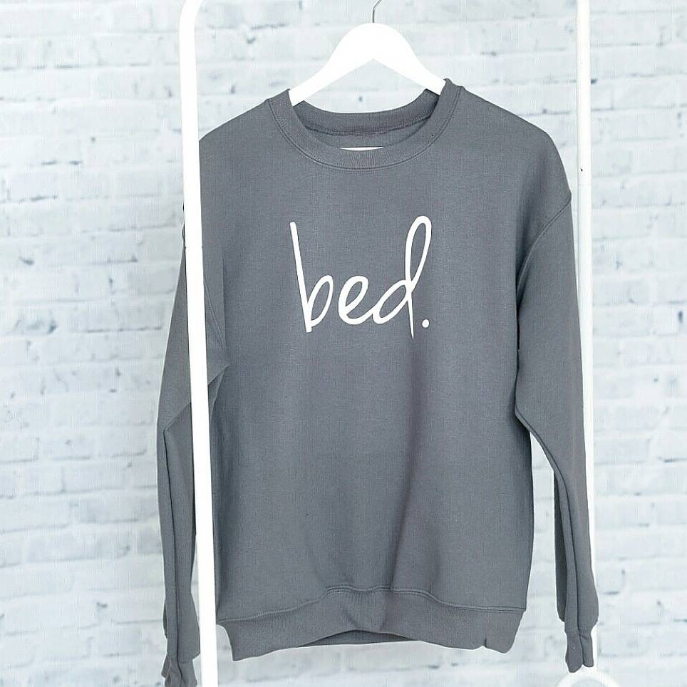 'bed' slogan sweatshirt by harls&ted