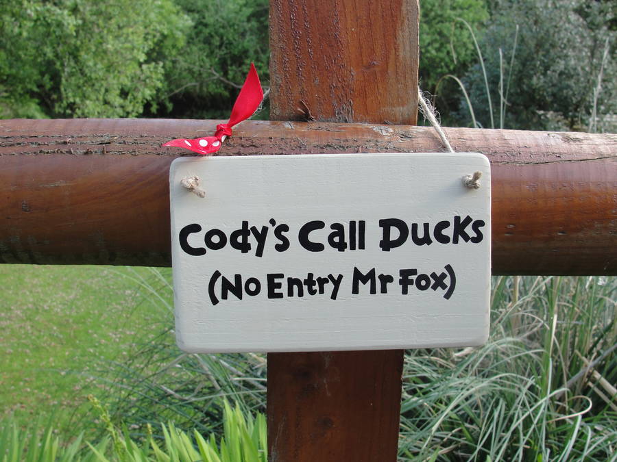 personalised chicken coop/hen house sign by siop gardd