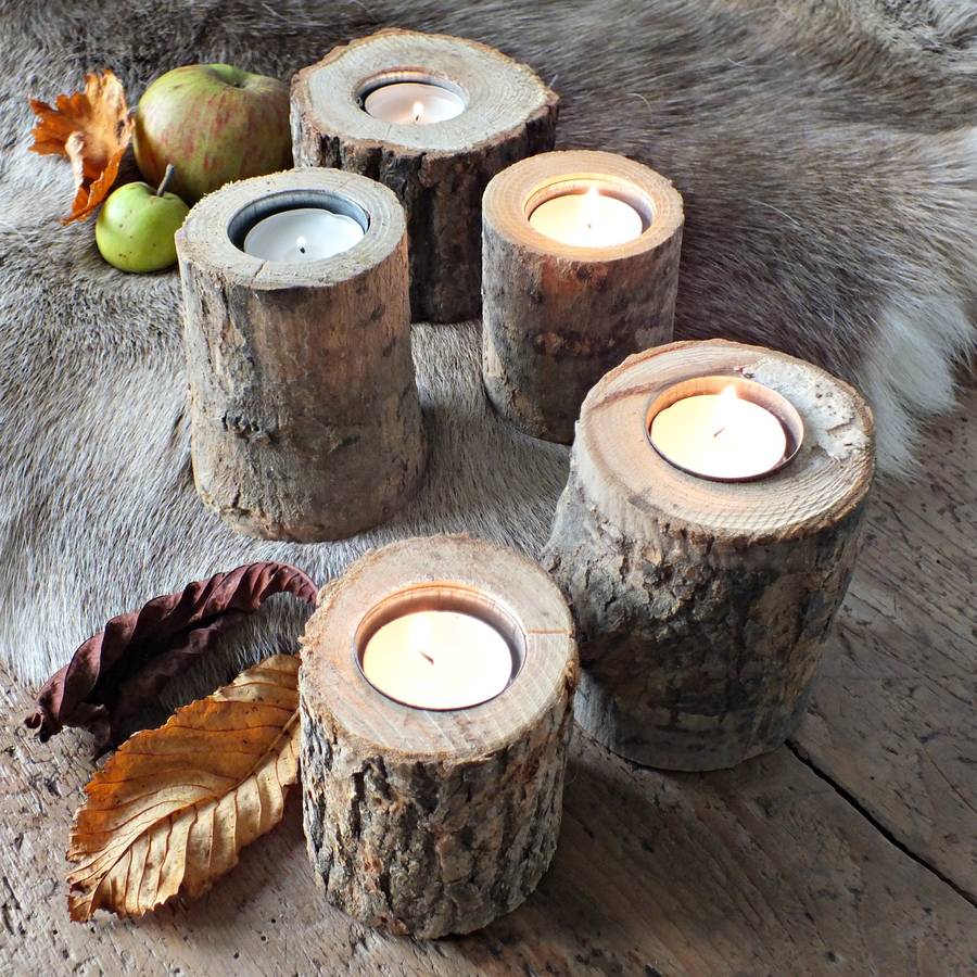 tree branch candle holder by magpie living