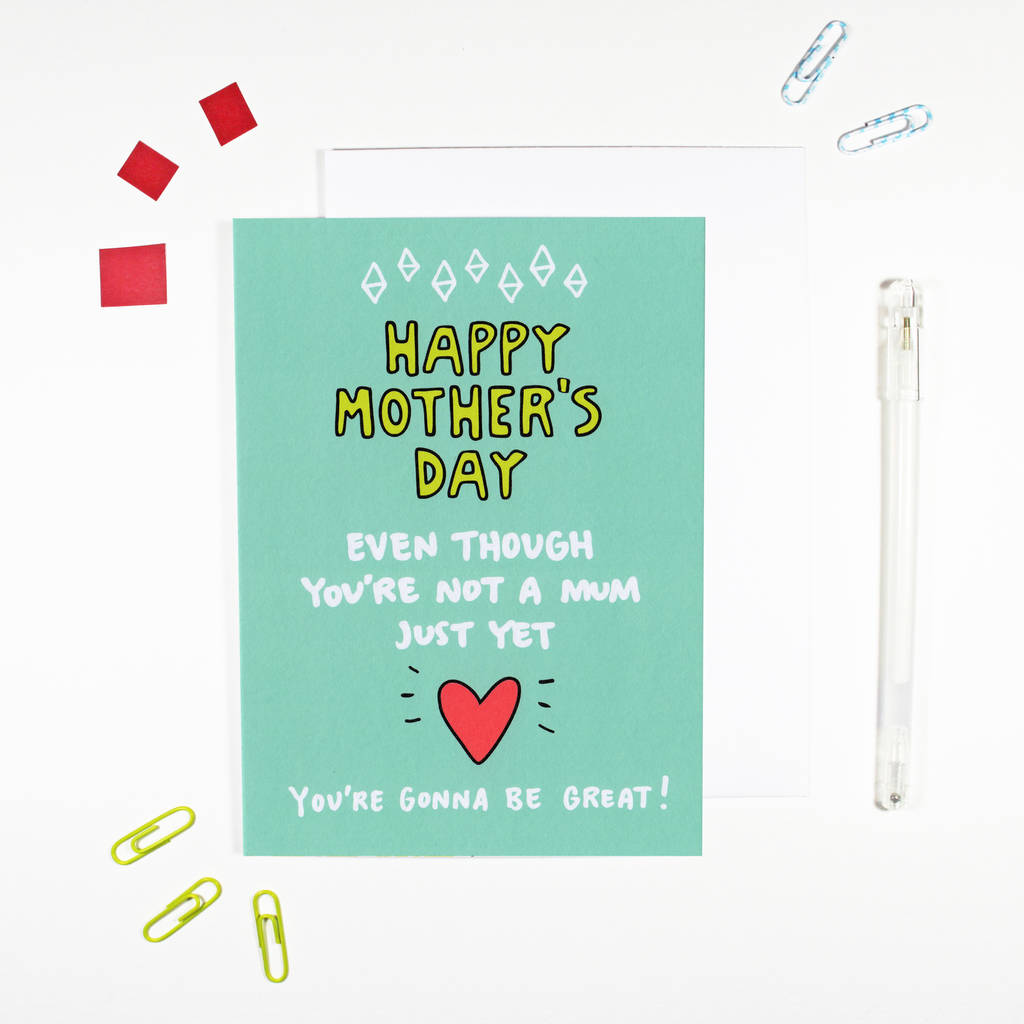 Expectant Mother s Day Card By Angela Chick Notonthehighstreet