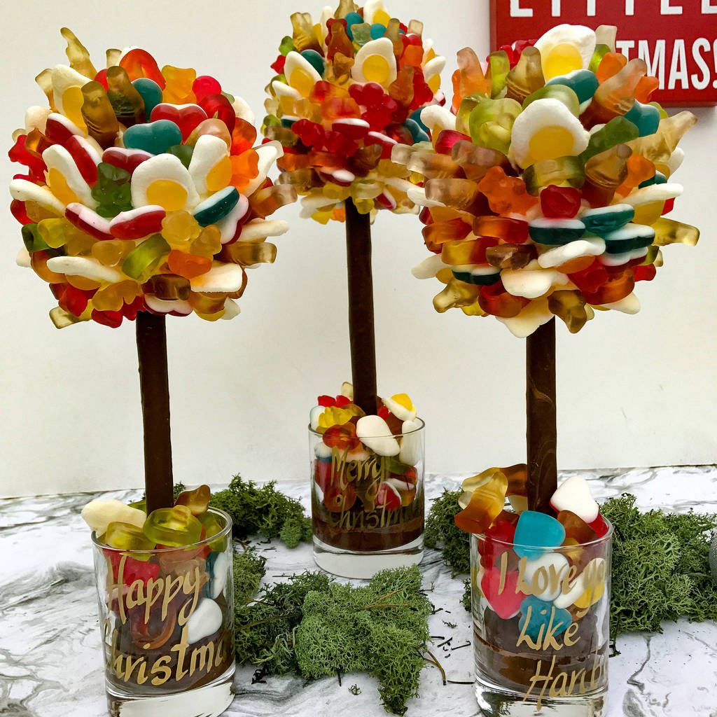 personalised haribo edible sweet tree by sweet trees