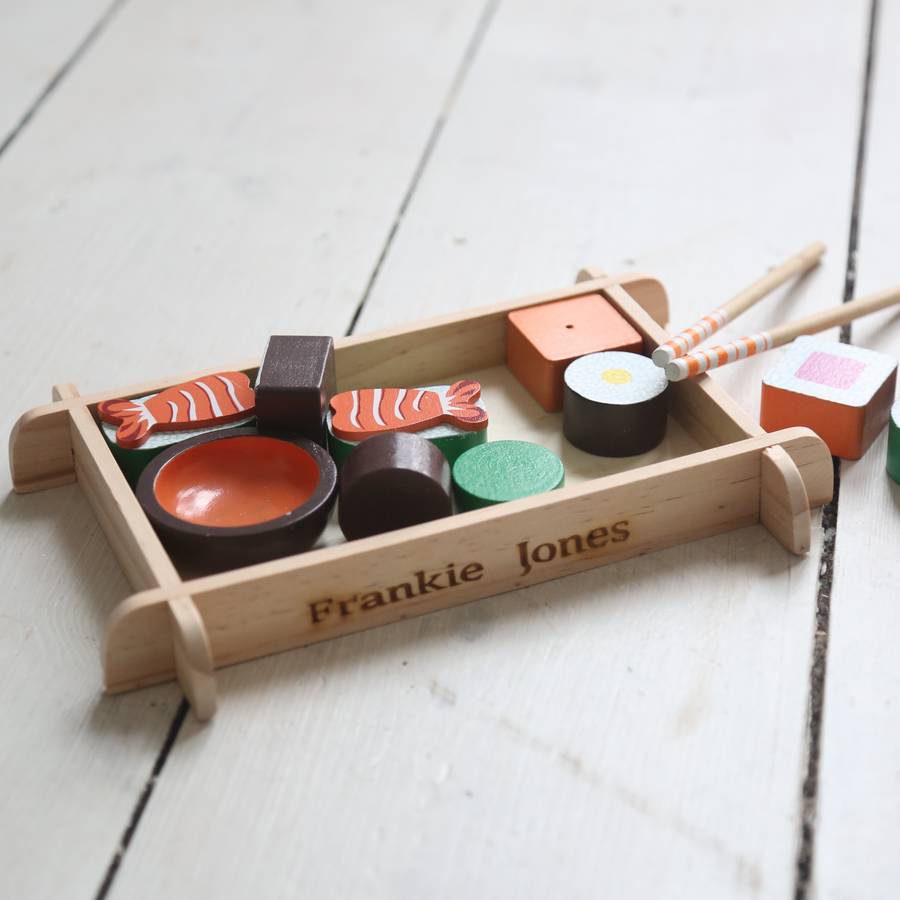 wooden sushi toy by my 1st years