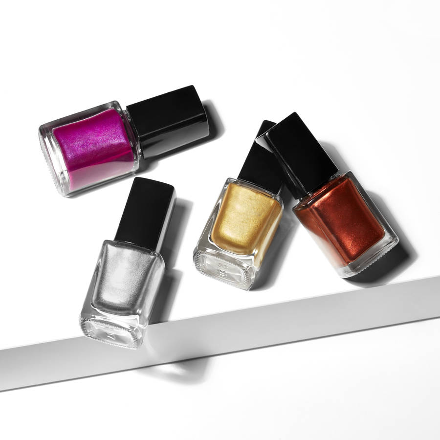 metallic nail polish bundle of four by apharsec