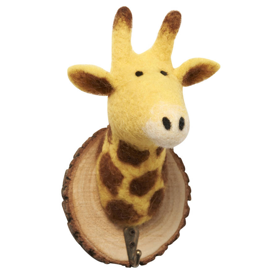 felt animal head wall hooks by twenty six degrees