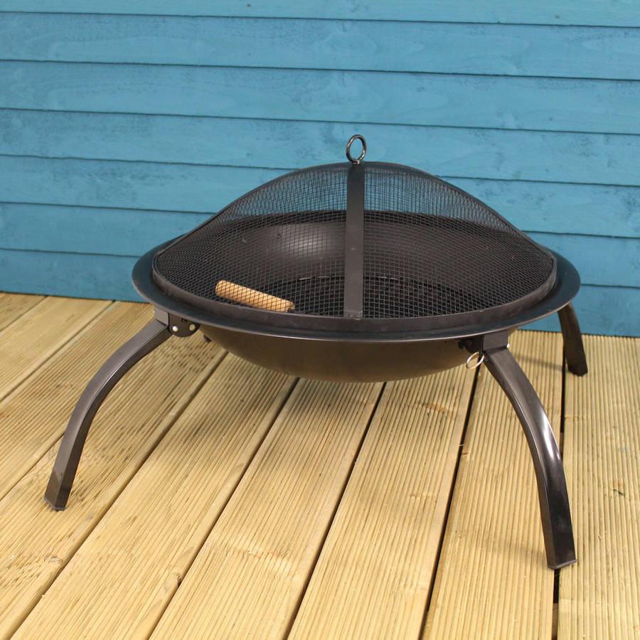 garden fire pit by garden selections | notonthehighstreet.com