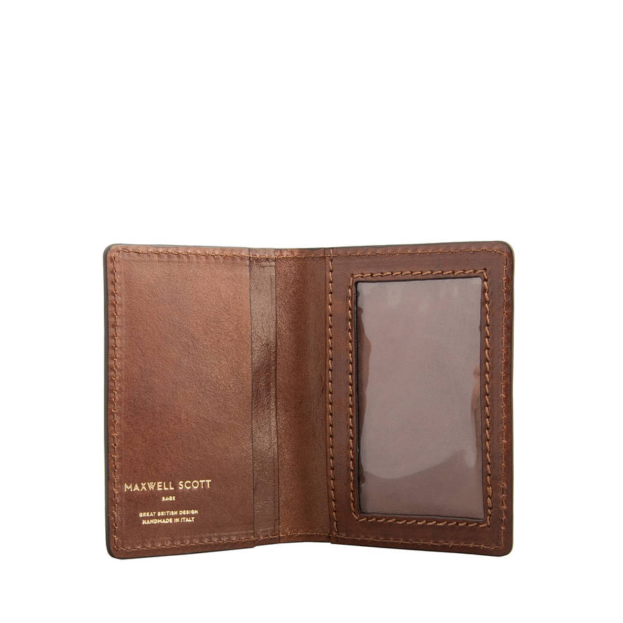 personalised leather groomsmans oyster card holder by maxwell scott