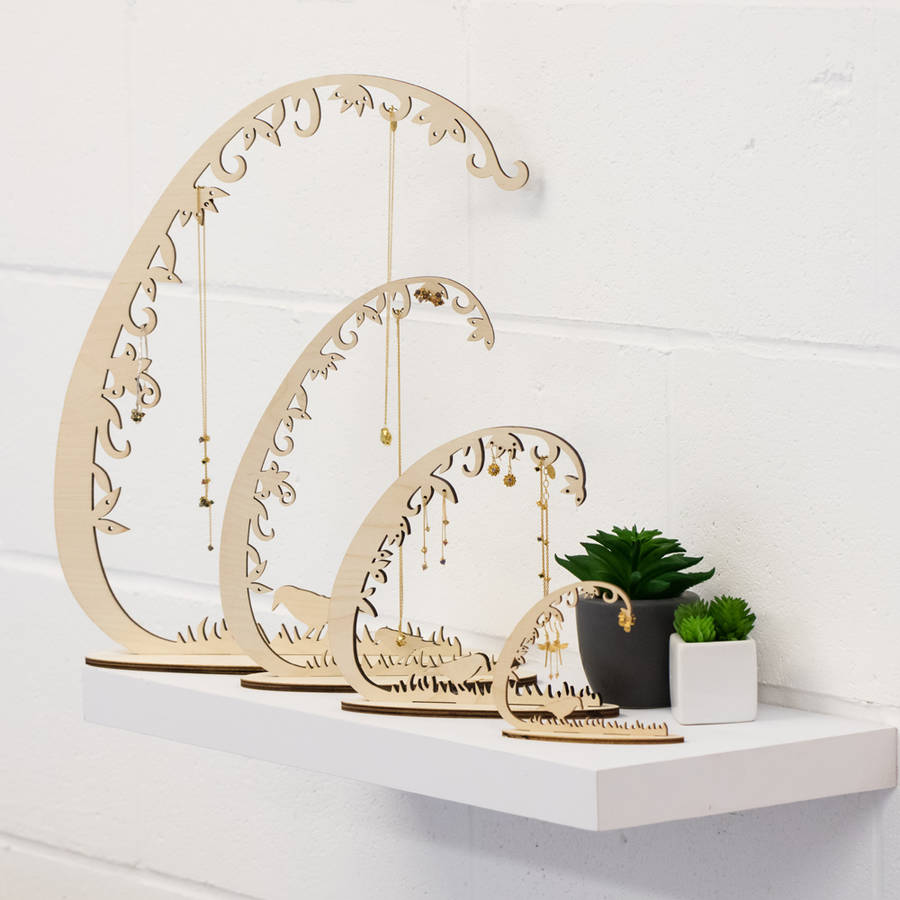 woodland jewellery stand storage organiser by amanda coleman