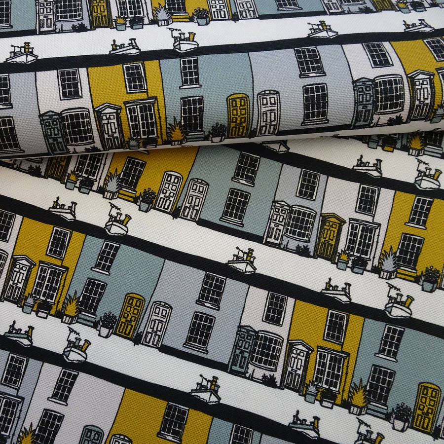 houses fabric by more by design