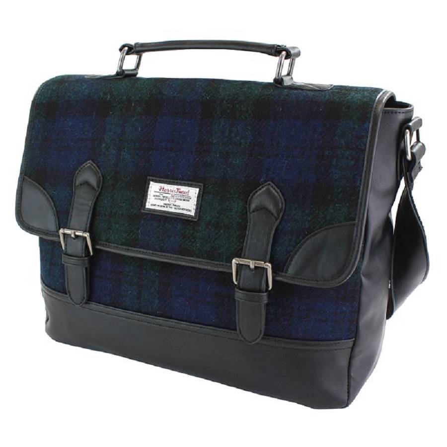 mens harris tweed bag