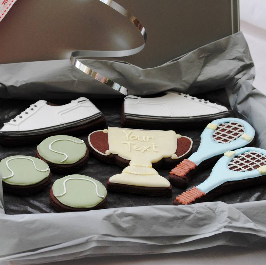 Personalised Tennis Biscuit Tin By Biscuit Village