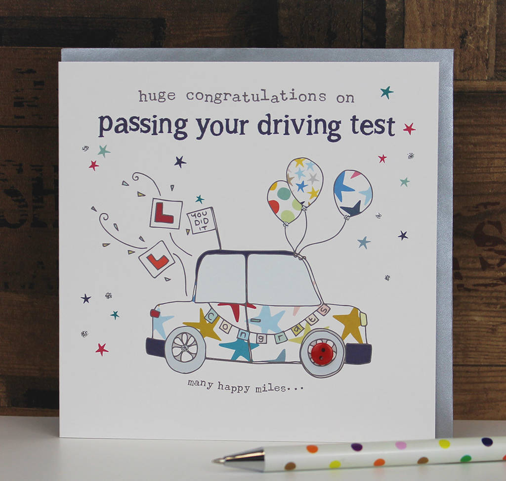 driving test card by molly mae