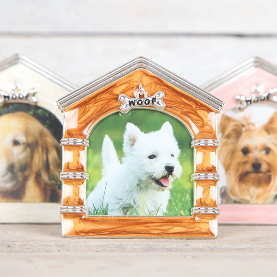 dog house kennel photo frame, three colours by red berry apple