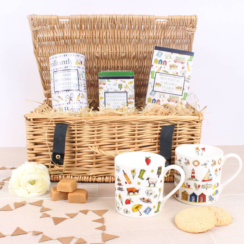 brilliantly british 'afternoon tea for two' hamper by milly green