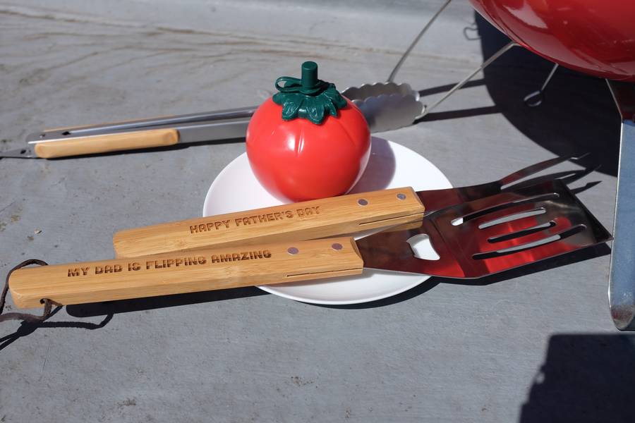 personalised barbecue tools by auntie mims