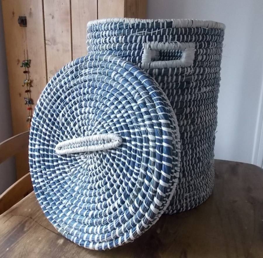 blue grass laundry basket medium wbg28/m by chairworks