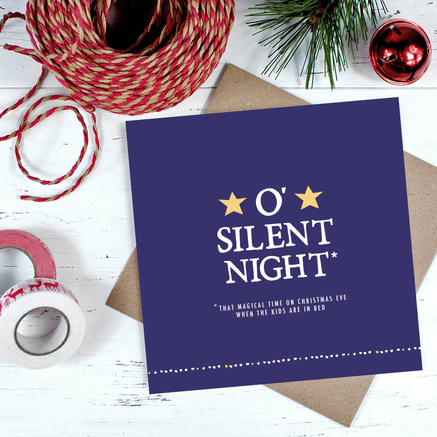 No More Silent Nights Christmas Card 