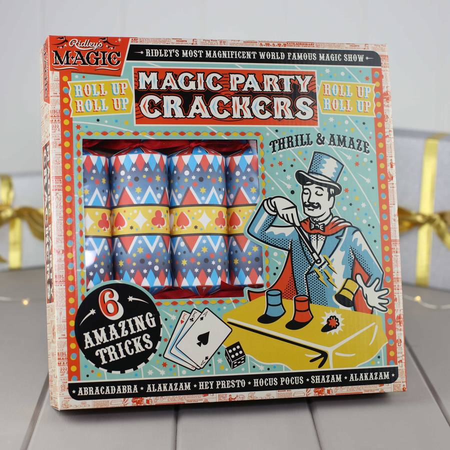 magic trick party crackers by nest