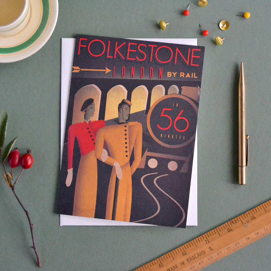 the 'kent' pack of six greetings cards by red gate arts