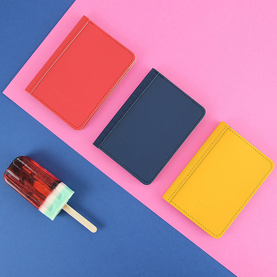 personalised passport cover by britstitch