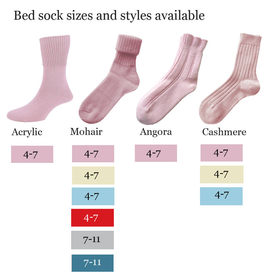 cosy christmas bed socks by quirky gift library  notonthehighstreet 