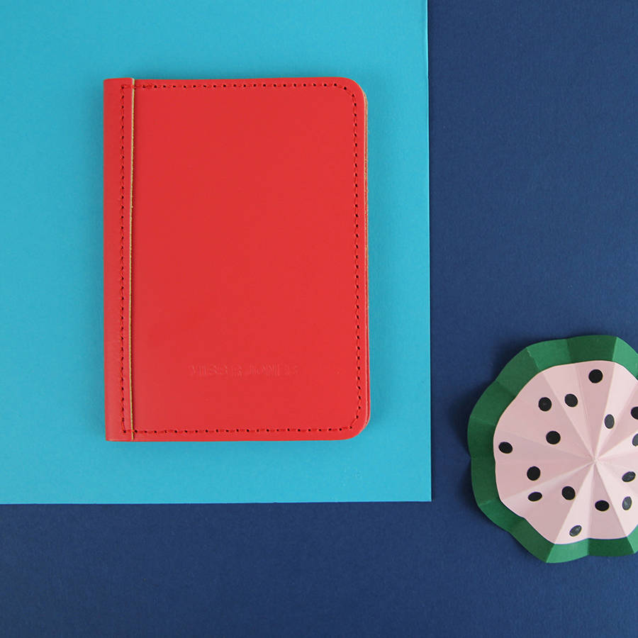 personalised passport cover by britstitch