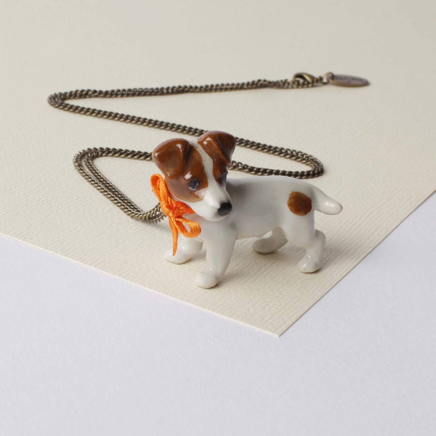 jack russell necklace by and mary