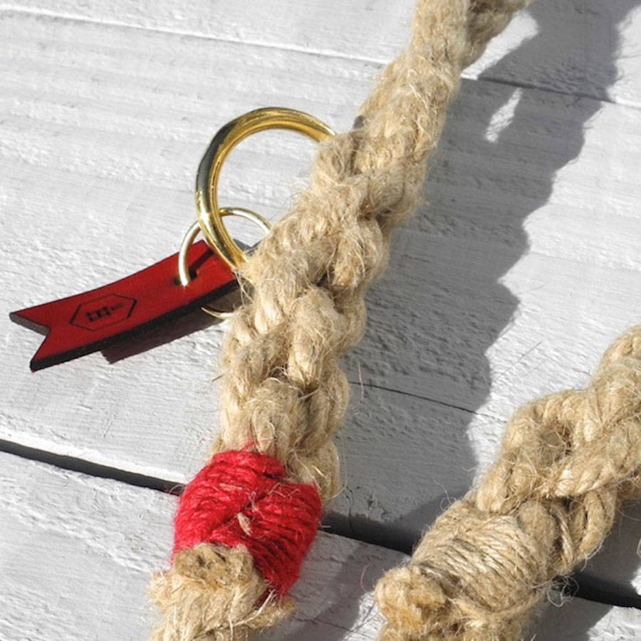 nelson heritage rope dog lead by houndworthy