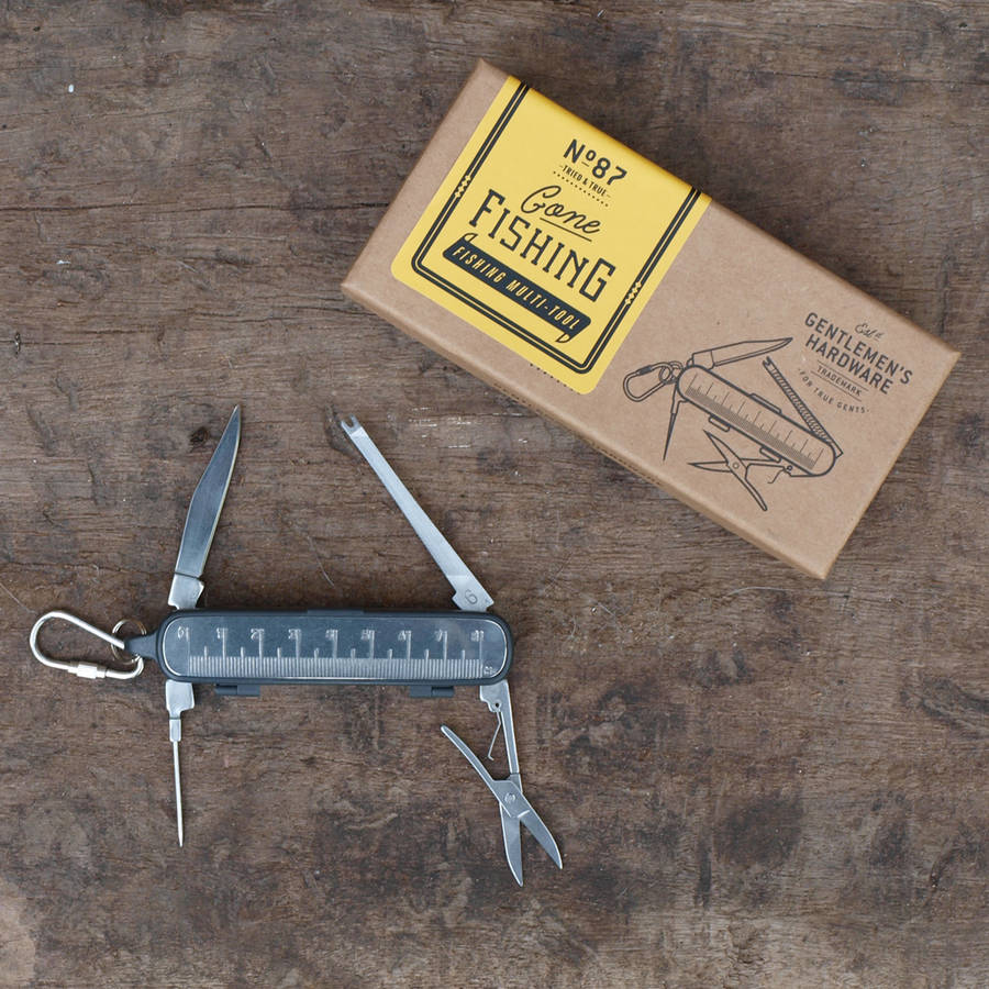 personalised fishing multi tool by idyll home