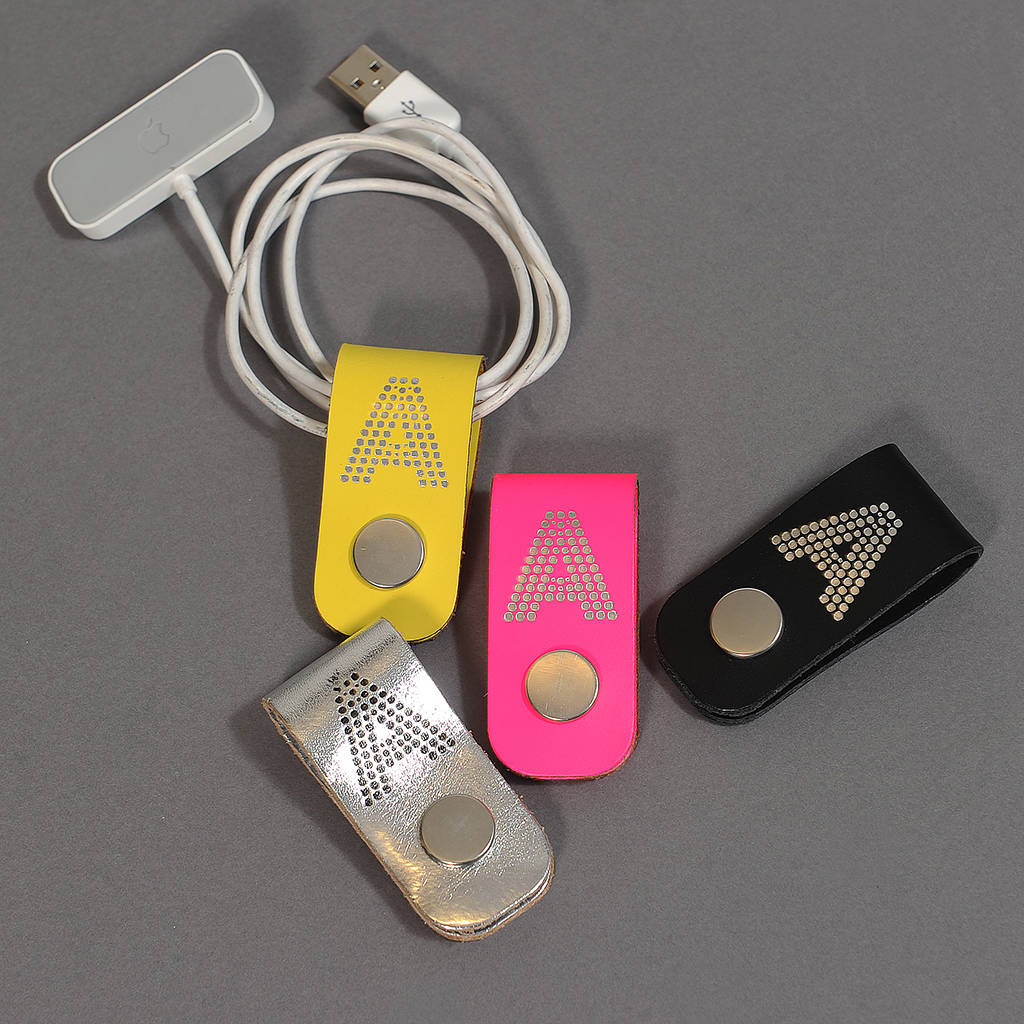 leather cable tie by undercover