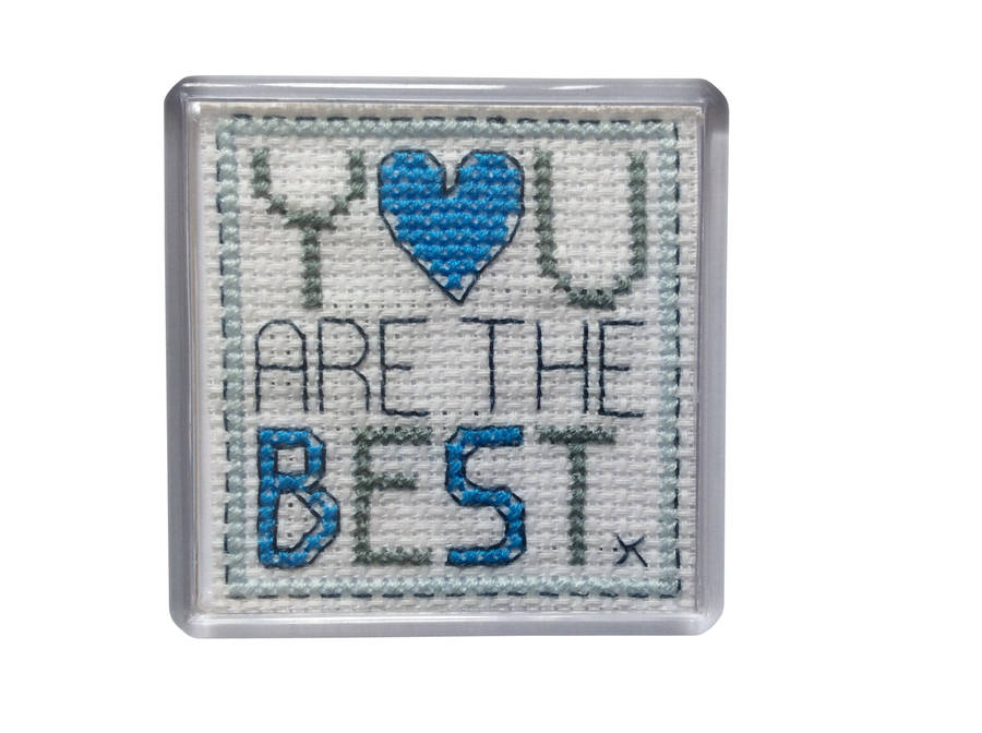 you are the best, cross stitch kit by stitchkits