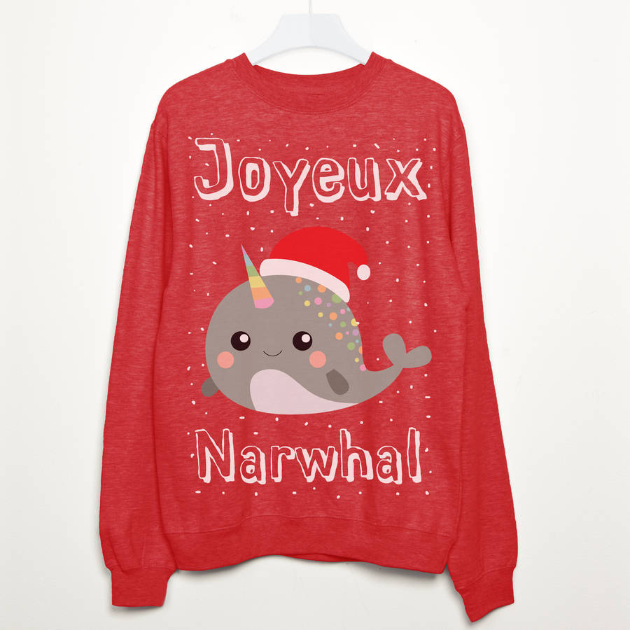 narwhal christmas shirt