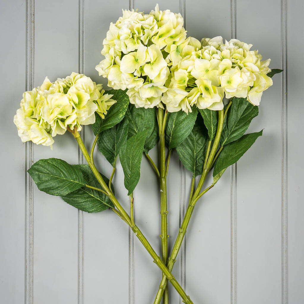 hydrangea faux flower stem by hannah halfpennie