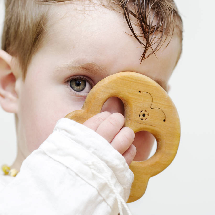 panda bear fruit teether set