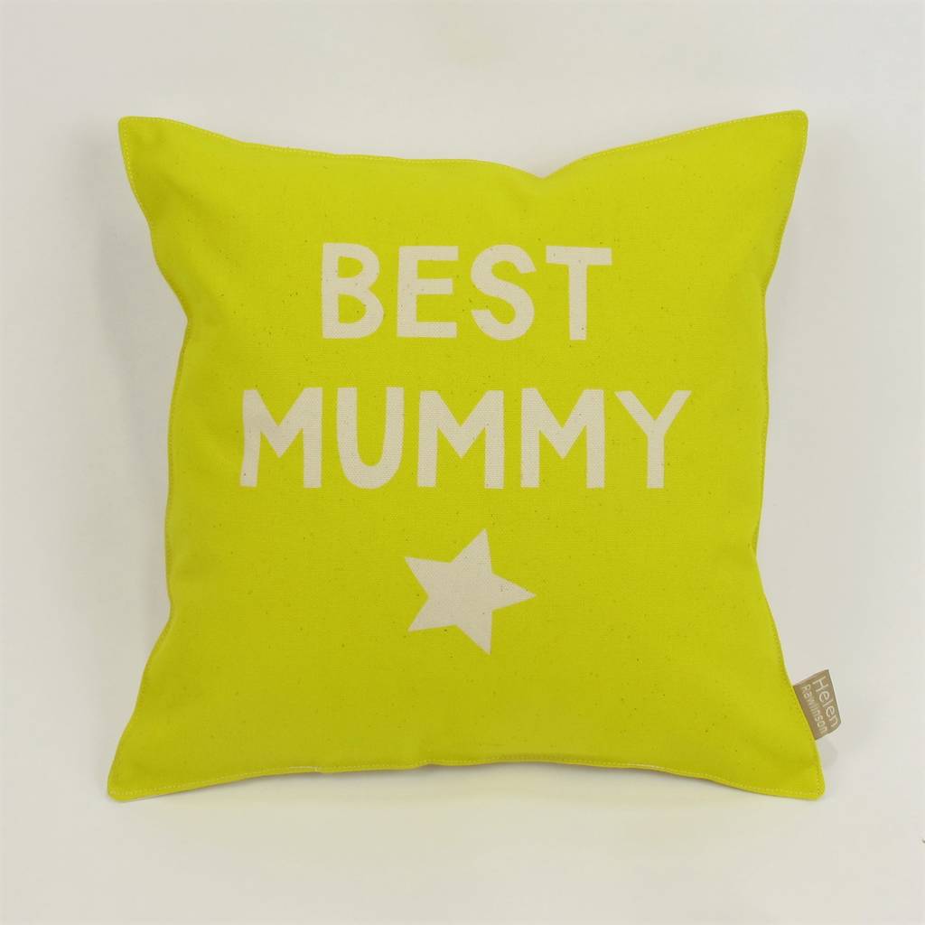 personalised name cushion by helen rawlinson
