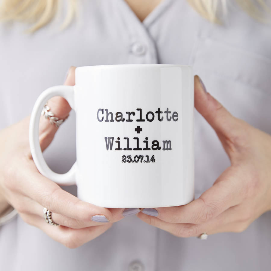 Personalised Couples Mug By Sophia Victoria Joy 0179