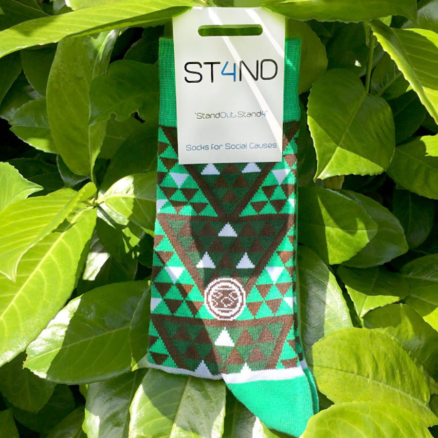 environmental sock = plants 20 trees by stand4 socks