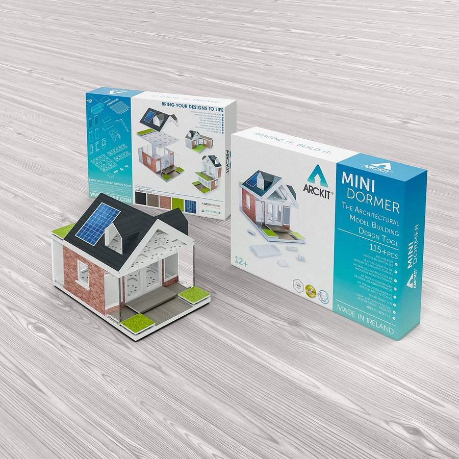 architectural model making kit mini dormer by arckit