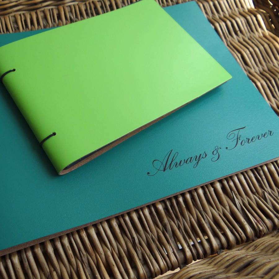 engraved leather photo album by artbox