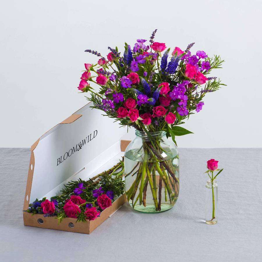 one year letterbox flower subscription by bloom & wild