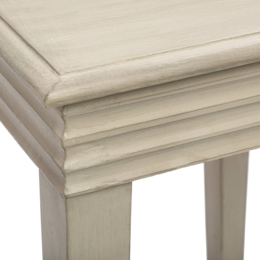 hampton side table by within home