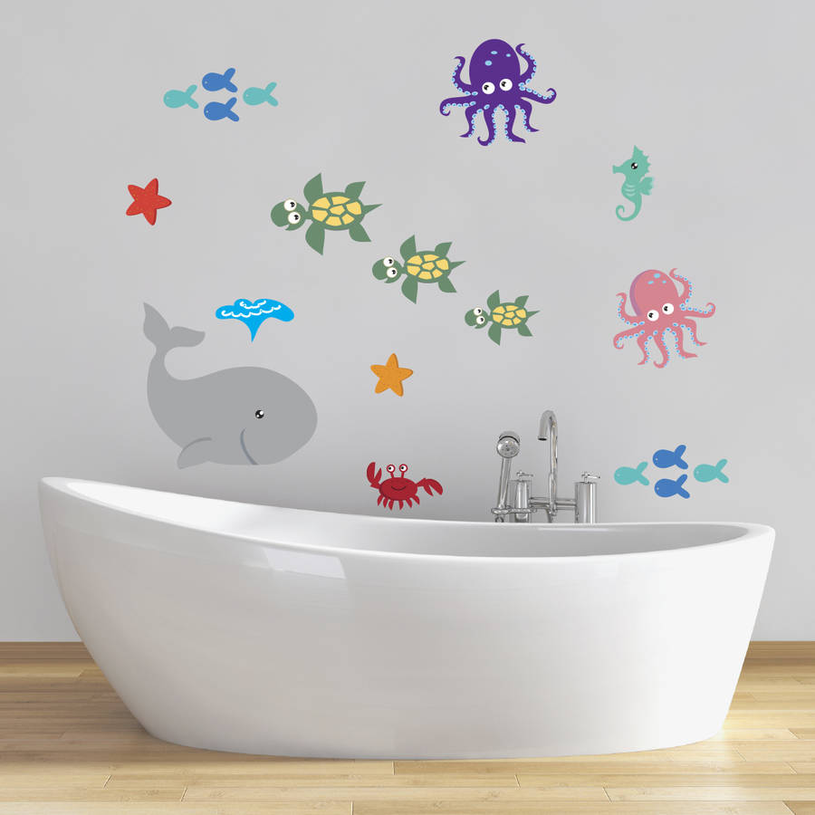 sea animal wall stickers by mirrorin