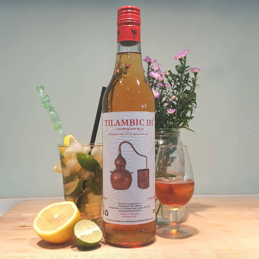 tilambic 151 overproof rum by green island