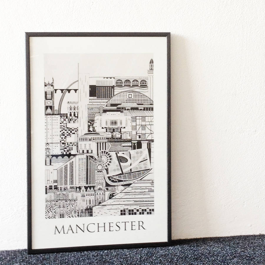 manchester poster by emma hardicker