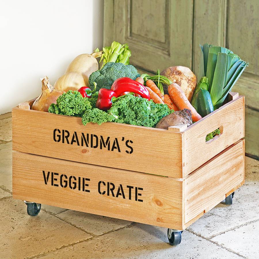 Wooden Crate 1040 x 1110mm Fruit Vegetable Box Crate 