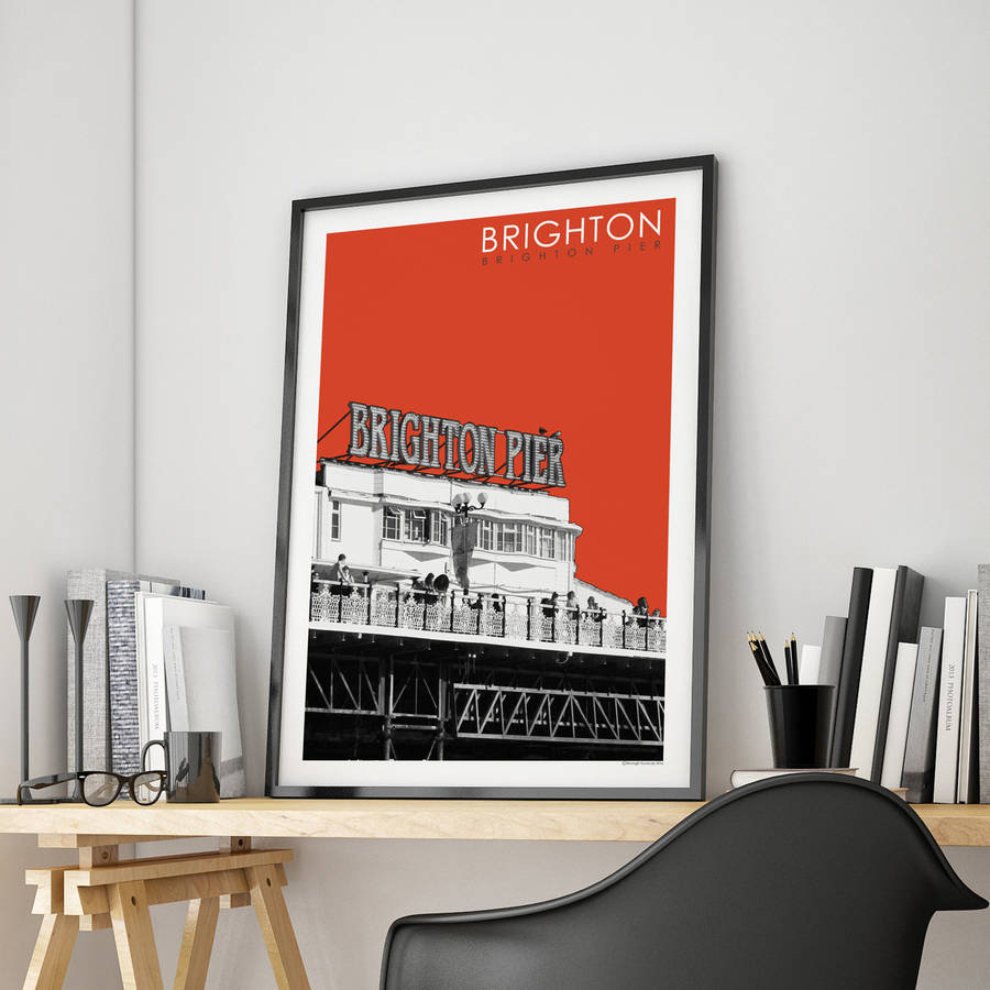 brighton art print brighton pier by bronagh kennedy art prints